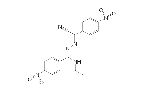 N-ethyl-p-nitrobenzamide, azine with (p-nitrophenyl) glyoxylonitrile