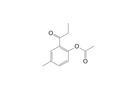 1-(2-Acetyloxy-5-methylphenyl)propan-1-one