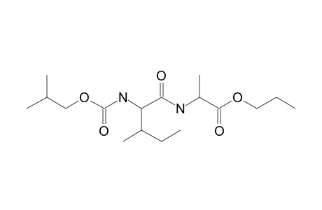 L-Isoleucyl-L-alanine, N-isobutoxycarbonyl-, propyl ester