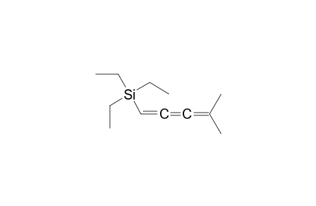 Silane, triethyl(4-methyl-1,2,3-pentatrienyl)-