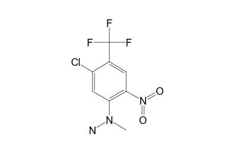 1-(5-CHLORO-2-NITRO-alpha,alpha,alpha-TRIFLUORO-p-TOLYL)-1-METHYLHYDRAZINE