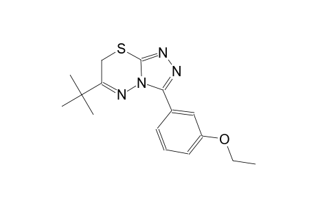 6-tert-butyl-3-(3-ethoxyphenyl)-7H-[1,2,4]triazolo[3,4-b][1,3,4]thiadiazine