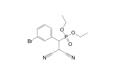 [1-(3-Bromophenyl)-2,2-dicyanoethyl]phosphonic acid diethyl ester