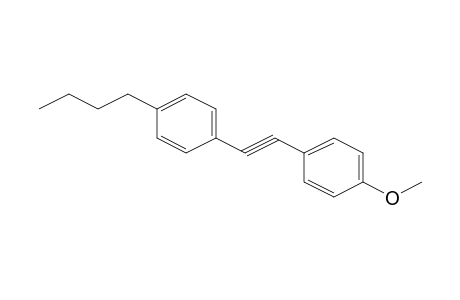 1-n-Butyl-4-[(4-methoxyphenyl)ethynyl]benzene