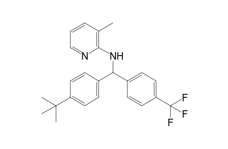 N-[{4-(tert-Butyl)phenyl}{4-(trifluoromethyl)phenyl}methyl]-3-methylpyridin-2-amine