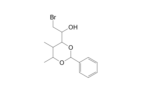 1,3-Dioxane, 4-(2-bromo-1-hydroxyethyl)-5,6-dimethyl-2-phenyl-