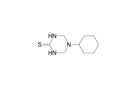 1,3,5-triazine-2(1H)-thione, 5-cyclohexyltetrahydro-