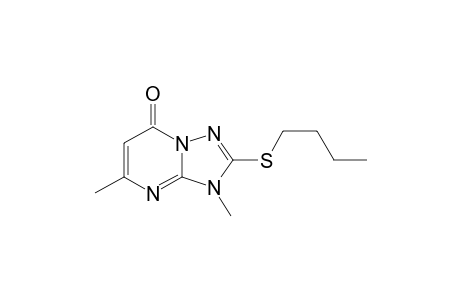 2-butylsulfanyl-3,5-dimethyl-[1,2,4]triazolo[5,1-b]pyrimidin-7-one