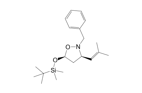 CIS-2-BENZYL-5-(TERT.-BUTYLDIMETHYLSILOXY)-3-(2-METHYLPROP-1-ENYL)-ISOXAZOLIDINE
