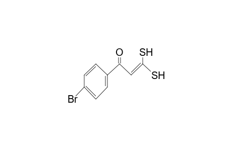 2-Propen-1-one, 1-(4-bromophenyl)-3,3-dimercapto-