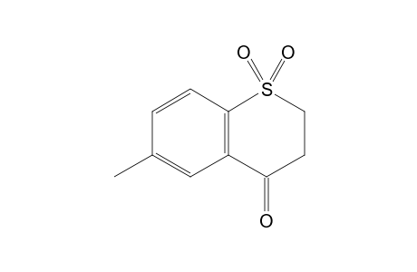 6-METHYL-THIOCHROMAN-4-ON-1,1-DIOXID