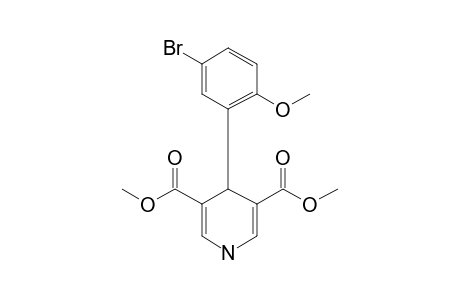 Pyridine-3,5-dicarboxylic acid, 1,4-dihydro-4-(5-bromo-2-methoxyphenyl)-, dimethyl ester