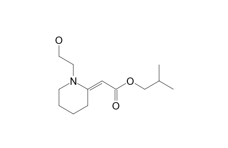 (E)-Isobutyl 2-(1-(2-hydroxyethyl)piperidin-2-ylidene)acetate