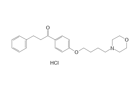 4'-(4-morpholinobutoxy)-3-phenylpropiophenone, hydrochloride