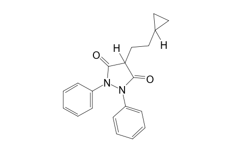 4-(2-cyclopropylethyl)-1,2-diphenyl-3,5-pyrazolidinedione