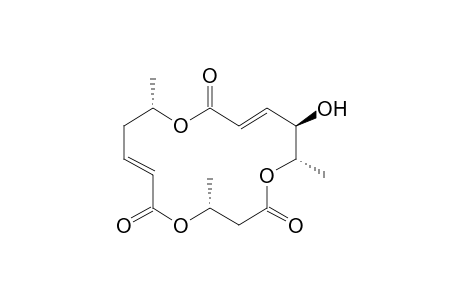 (4R,7E,10S,13E,15R,16S)-15-hydroxy-4,10,16-trimethyl-1,5,11-trioxacyclohexadeca-7,13-diene-2,6,12-trione