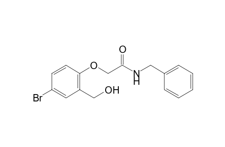 N-benzyl-2-[4-bromo-2-(hydroxymethyl)phenoxy]acetamide