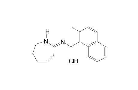 hexahydro-2-{[(2-methyl-1-naphthyl)methyl]imino}-1H-azepine, monohydrochloride