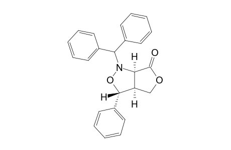 (3R,3aS,6aR)-Tetrahydro-3-phenyl-1-(diphenylmethyl)-1H,6H-furo[3,4-c]isoxazol-6-one