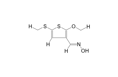 (E)-2-METHOXY-5-METHYLTHIO-3-(HYDROXYIMINOMETHYL)THIOPHENE