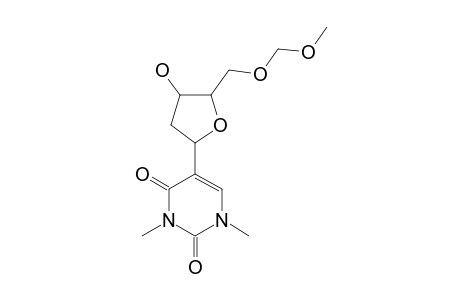 5-[2'-DEOXY-5'-O-(METHOXYMETHYL)-ALPHA-D-ERYTHRO-PENTOFURANOSYL]-1,3-DIMETHYL-2,4-(1H,3H)-PYRIMIDINDION