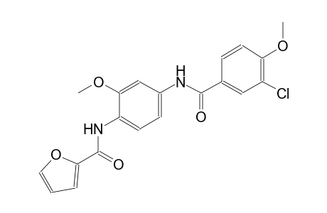 2-furancarboxamide, N-[4-[(3-chloro-4-methoxybenzoyl)amino]-2-methoxyphenyl]-