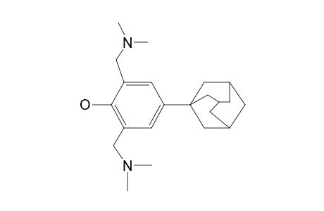 2,6-di[Dimethylaminomethyl]-4-[1-adamantyl]phenol