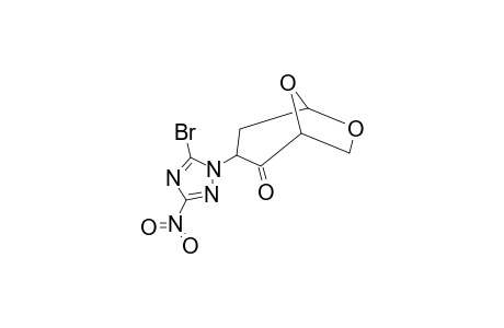 3-(5-Bromo-3-nitro-1H-1,2,4-triazol-1-yl)-6,8-dioxabicyclo[3.2.1]octan-4-one