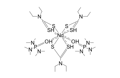 TRIS(DIETHYLDITHIOCARBAMATO)BIS(HEXAMETHYLPHOSPHORTRIAMIDE)NEODYMIUM