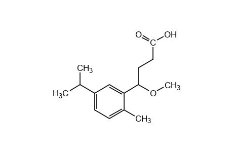 4-(5-isopropyl-o-tolyl)-4-methoxybutyric acid