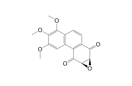 cis-2,3-Epoxy-2,3-dihydro-6,7,8-trimethoxyphenanthren-1,4-dione