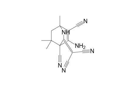 2-Azabicyclo[2.2.2]octa-5-ene-4,6-dicarbonitrile, 5-amino-3-dicyanomethylene-1,7,7-trimethyl-