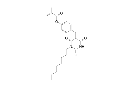 4-[(1-octyl-2,4,6-trioxotetrahydro-5(2H)-pyrimidinylidene)methyl]phenyl 2-methylacrylate