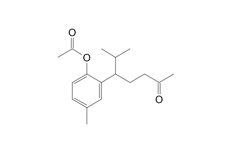 5-(6-Hydroxy-m-tolyl)-6-methyl-2-heptanone, acetate