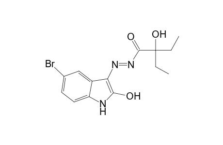 1H-indol-2-ol, 5-bromo-3-[(E)-(2-ethyl-2-hydroxy-1-oxobutyl)azo]-