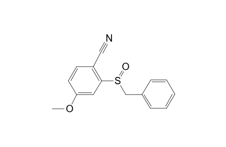 2-Benzylsulfinyl-4-methoxy-benzonitrile