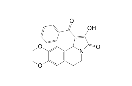 1-Benzoyl-2-hydroxy-8,9-dimethoxy-3,5,6,10b-tetrahydropyrrolo[2,1-a]isoquinolin-3-one