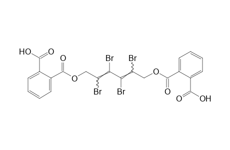 (-)-2,3,4,5-tetrabromo-2,4-hexadiene-1,6-diol, phthalate (1:2)