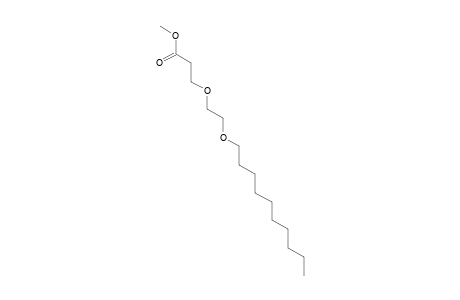 PROPIONIC ACID, 3-/2-/DECYLOXY/- ETHOXY/-, METHYL ESTER