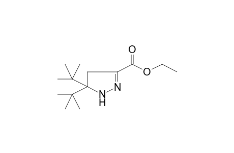 Pyrazole-3-carboxylic acid, 4,5-dihydro-5,5-di-t-butyl-, ethyl ester