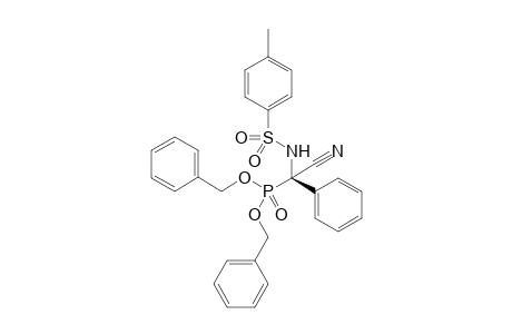 (S)-Dibenzyl cyano(4-methylphenylsulfonamido)(phenyl)methylphosphonate