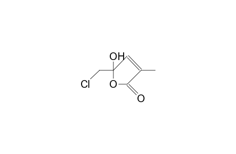 5-(CHLOROMETHYL)-5-HYDROXY-3-METHYL-2(5H)-FURANONE