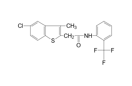 5-CHLORO-3-METHYL-alpha,alpha,alpha-TRIFLUOROBENZO[b]THIOPHENE-2-ACETO-o-TOLUIDIDE