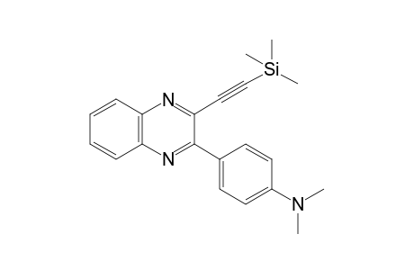 N,N-Dimethyl-4-(3-((trimethylsilyl)ethynyl)quinoxalin-2-yl)aniline