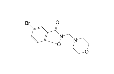 5-bromo-2-(morpholinomethyl)-1,2-benzisoxazolin-2-one