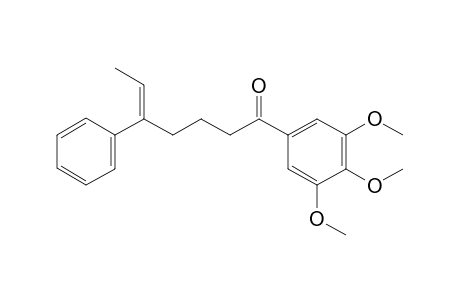 (5Z)-5-Phenyl-1-(3,4,5-trimethoxyphenyl)hept-5-en-1-one