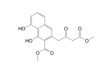 Methyl 1,8-Dihydroxy-3-(4-methoxy-2,4-dioxobutyl)-2-naphthoate