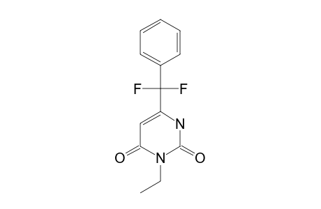 6-(DIFLUOROMETHYLPHENYL)-3-ETHYL-2,4-PYRIMIDINDIONE