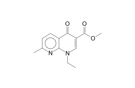 1-Ethyl-7-methyl-4-oxo-1,4-dihydro[1,8]naphthyridine-3-carboxylic acid, methyl ester