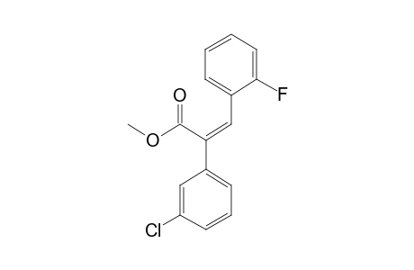 Methyl 2-(3-chlorophenyl)-3-(2-fluorophenyl)propenoate